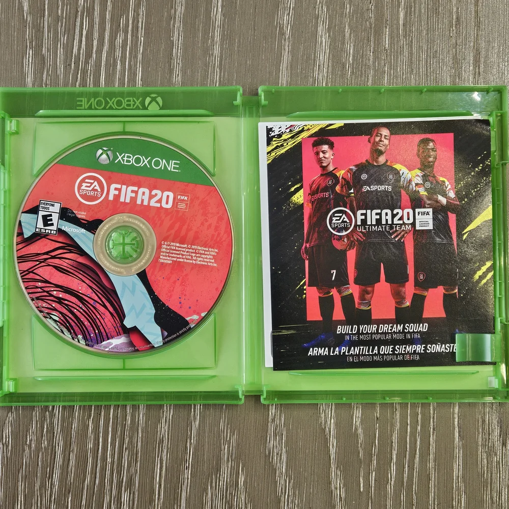 Microsoft FIFA 20 Xbox Game - Red and Green Cover
